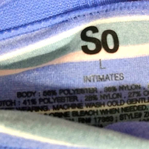 3 PAIR LAVENDER PINK GRAY STRIPE SEAMLESS THONG PANTIES BUNDLE SIZE LARGE NWT - Picture 5 of 7